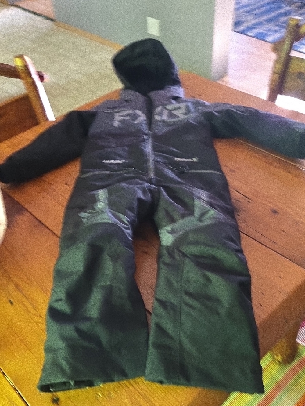 FXR Black One Piece Snowsuit With Flotation Assist Sz 4t